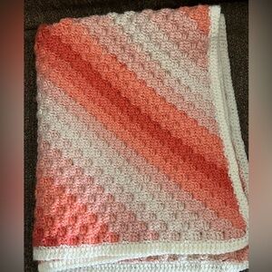 Handmade Crochet Baby or Stroller Blanket